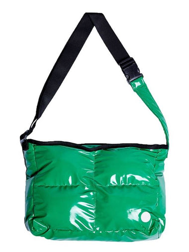 2 Way Padded Messenger Bag Green - DON’T ASK MY PLAN - BALAAN 1