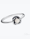 White Birthstone Eternity Circle Ring Silver - PANDORA - BALAAN 2