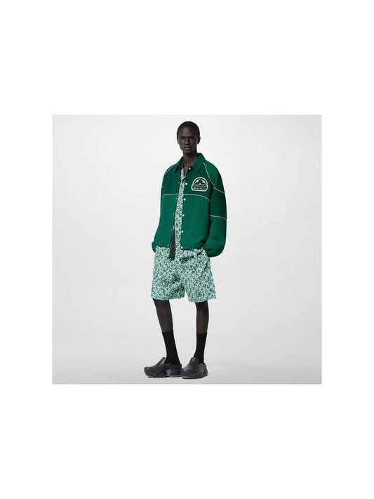 Cotton Coach Jacket Green - LOUIS VUITTON - BALAAN 1