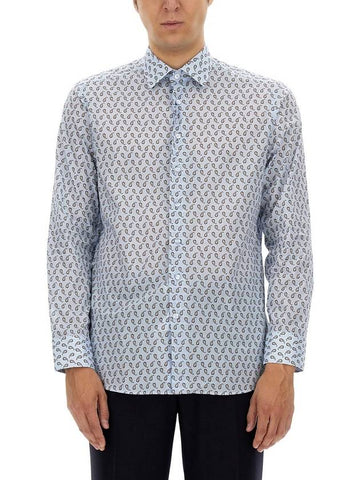 Etro Shirts Light Blue - ETRO - BALAAN 1