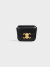 Triomphe Small Shiny Calfskin Cross Bag Black - CELINE - BALAAN 2