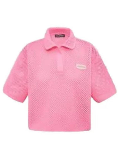 Porignano pink top short sleeve t shirt - DUVETICA - BALAAN 1