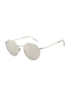 Eyewear Round Metal Sunglasses Silver - CELINE - BALAAN 1