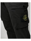 stretch cotton cargo pants - STONE ISLAND - BALAAN.