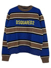 Logo Striped Knit Top - DSQUARED2 - BALAAN 2