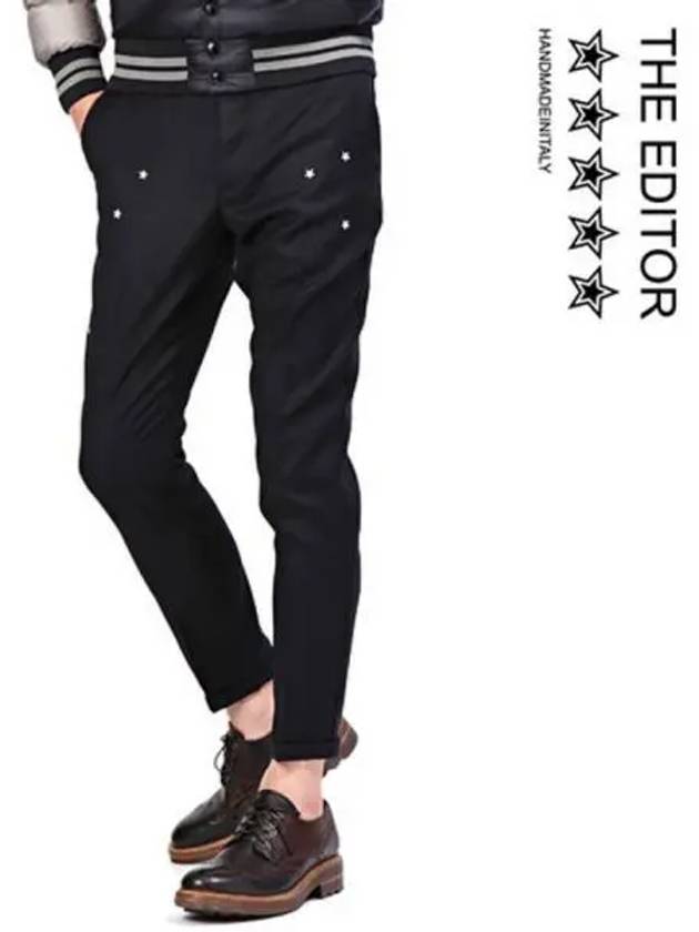 Editor star embroidery wool slacks pants 270445 - THE EDITOR - BALAAN 1