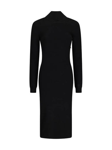 CASHMERE DRESS WITH BACK LACE-UP - GIVENCHY - BALAAN 1