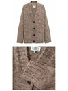 Botanical Dyed V-Neck Knit Cardigan Light Brown - MAISON MARGIELA - BALAAN 6