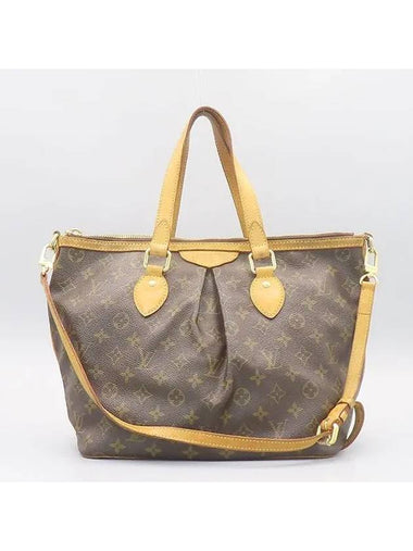 M40145 Monogram Canvas Palermo PM Tote Bag Shoulder Strap 2WAY - LOUIS VUITTON - BALAAN 1