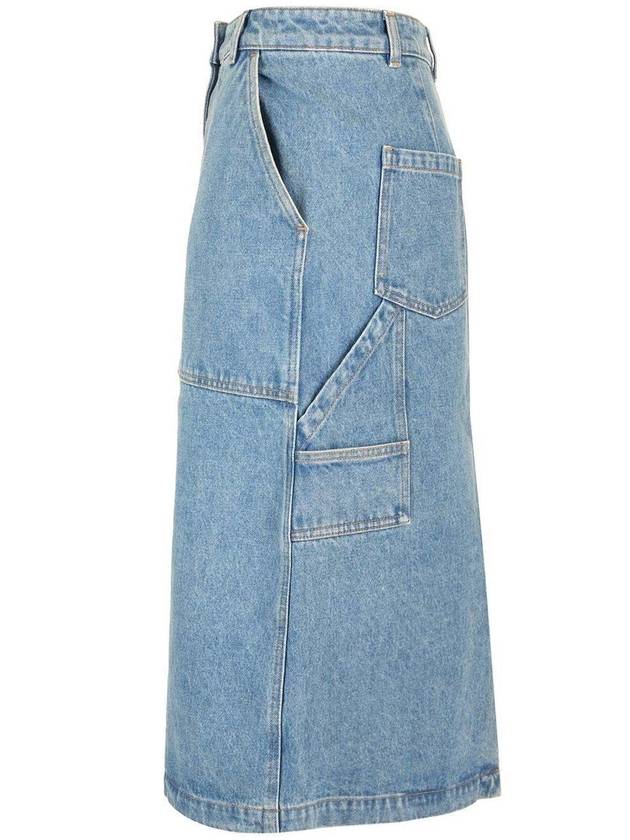 Skirt MW01509WW5023 P413 Blue - MAISON KITSUNE - BALAAN 2