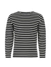 Women's Meridame II Striped Long Sleeve T-Shirt White Black - SAINT JAMES - BALAAN 2