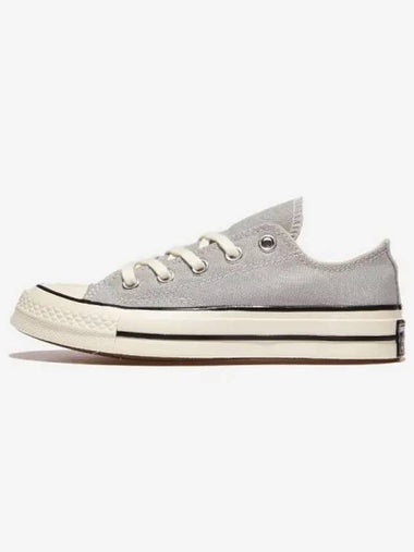 Shoes Sneakers Running Comfortable Chuck 70 Seasonal Color Gray Area EGRET BLACK - CONVERSE - BALAAN 1