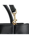 Bayswater Zipped Mini Classic Grain Tote Bag Black - MULBERRY - BALAAN 9