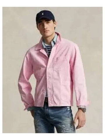 Twill utility jacket pink 1236676 - POLO RALPH LAUREN - BALAAN 1