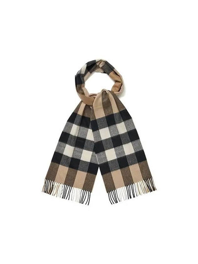 Classic Check Cashmere Muffler Beige - BURBERRY - BALAAN 2