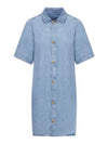 Venezia Short Dress Pale Blue - A.P.C. - BALAAN 1