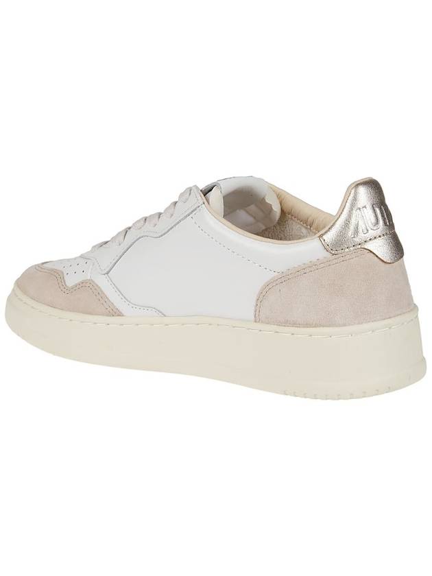 Medalist Leather Low-Top Sneakers Gold White - AUTRY - BALAAN 4