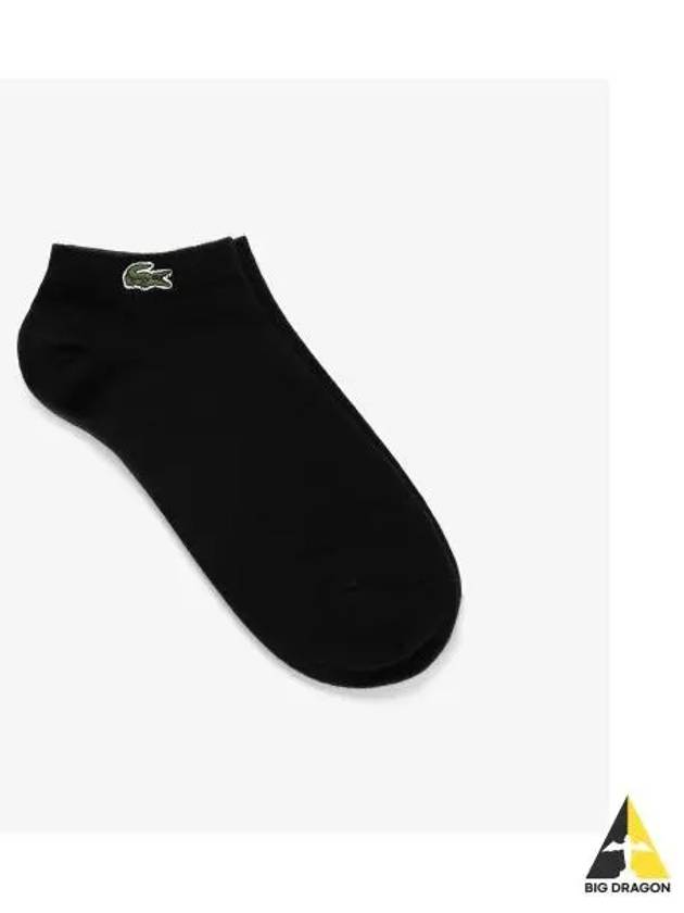 Men s Basic Ankle Socks Black - LACOSTE - BALAAN 1