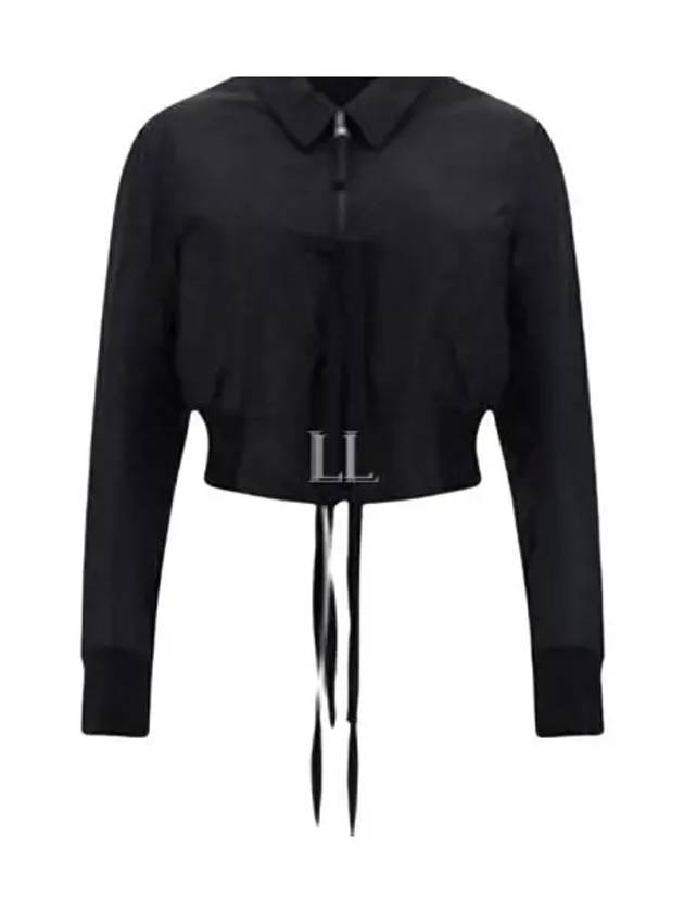 Classic Color Crop Bomber Jacket Black - MAISON MARGIELA - BALAAN 2