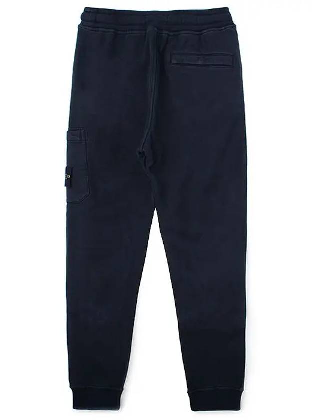 Waffen Patch Cotton Fleece Track Pants Navy - STONE ISLAND - BALAAN 3