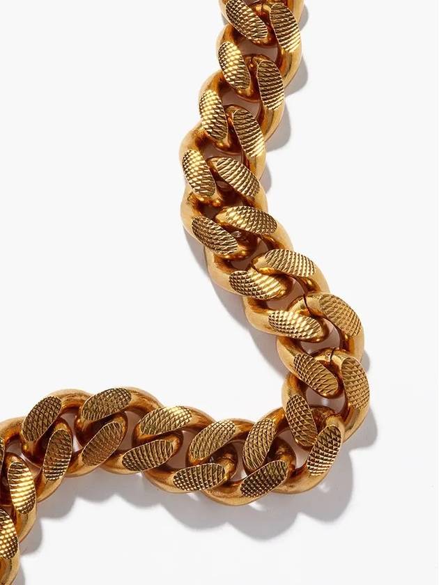 Medusa medallion closure chain goldtone bracelet - VERSACE - BALAAN 4