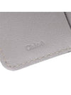 Edith Small Tri-Fold Buffalo Leather Half Wallet Grey - CHLOE - BALAAN 8