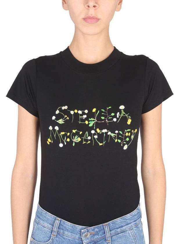 23 ss crew neck t-shirt 6J00723SPX101000 B0040197784 - STELLA MCCARTNEY - BALAAN 5