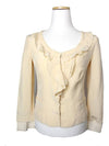 Butter frill silk jacket 44 - PRADA - BALAAN 1