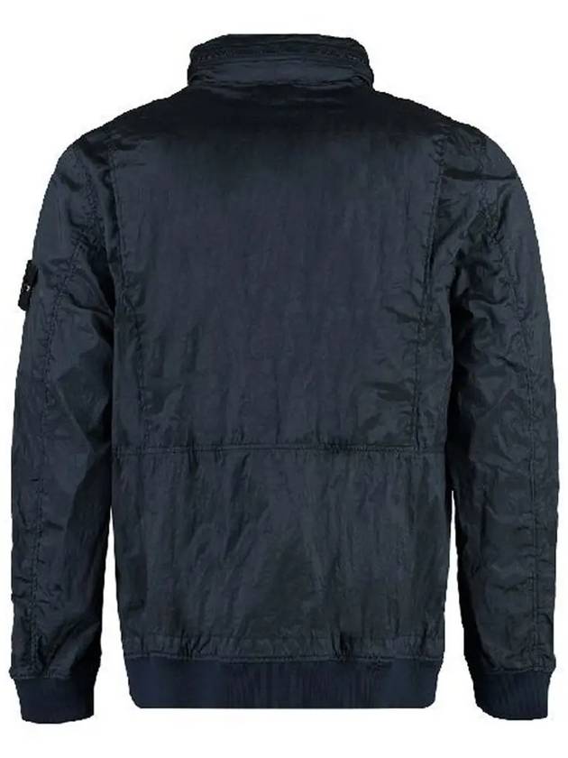 Men's Logo Patch Nylon Metal Zip-up Jacket Navy - STONE ISLAND - BALAAN 4