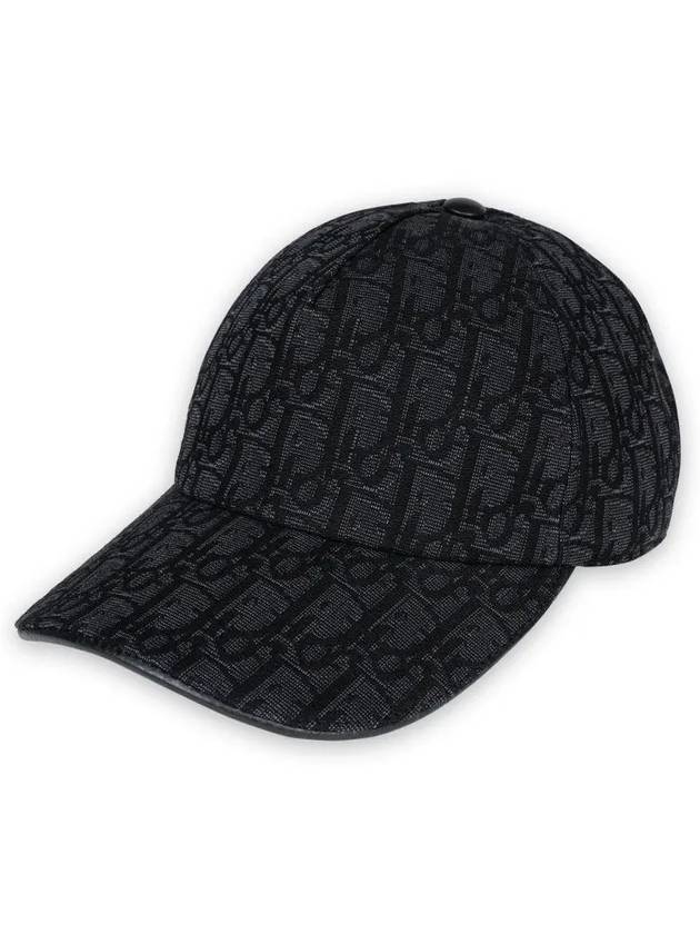 Oblique Motif Ball Cap Black - DIOR - BALAAN 3