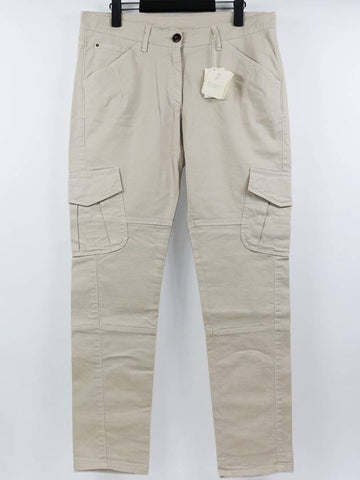 women cargo pants straight jeans - BRUNELLO CUCINELLI - BALAAN 1