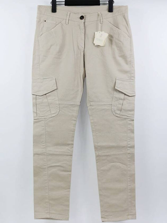 women cargo pants straight jeans - BRUNELLO CUCINELLI - BALAAN 1