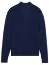 Fox Head Patch Classic Wool Cardigan Navy - MAISON KITSUNE - BALAAN 4