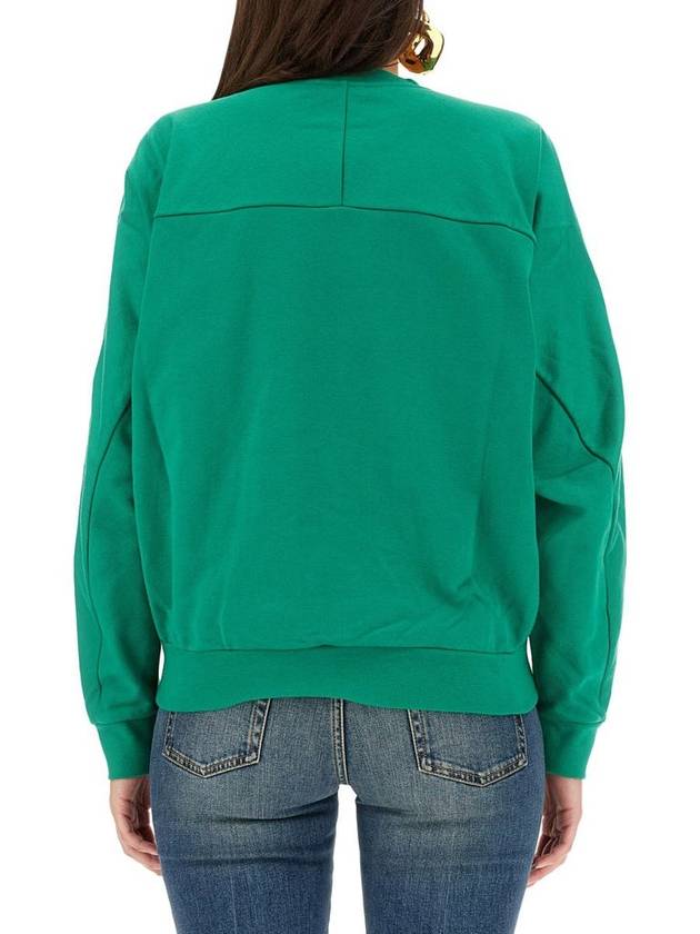 Skull Print Sweatshirt Green - ALEXANDER MCQUEEN - BALAAN 3