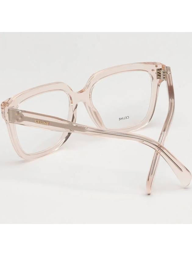 Eyewear Square Glasses Clear Beige - CELINE - BALAAN 5