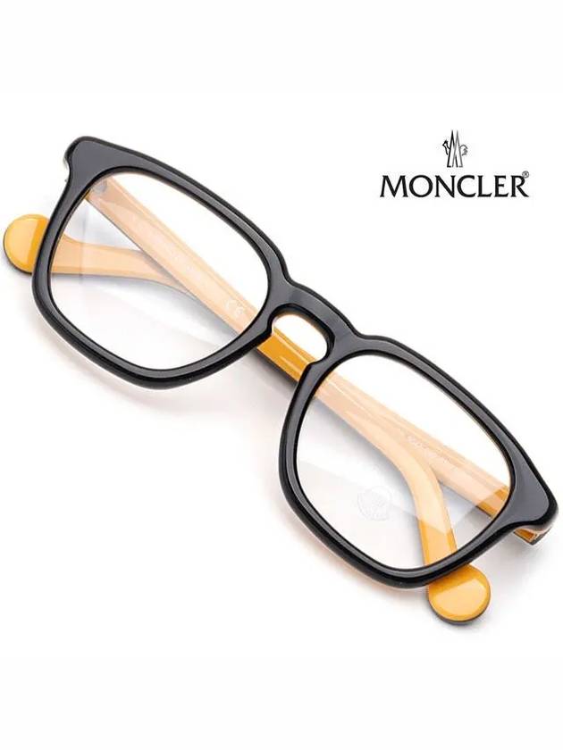 Eyewear Square Eyeglasses Black - MONCLER - BALAAN 3