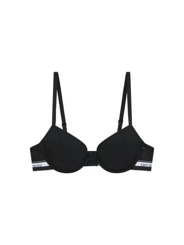 UNDERWEAR Women s Logo Line Band Push Up Bra Black - EMPORIO ARMANI - BALAAN 1