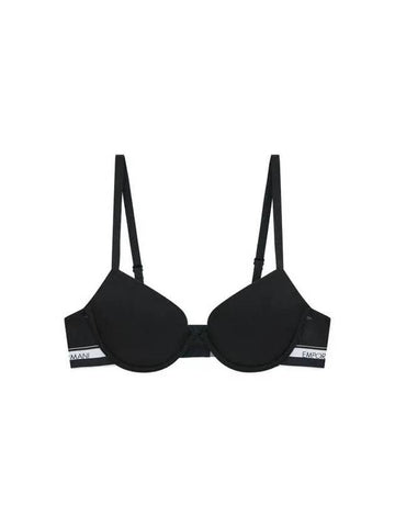 UNDERWEAR Women s Logo Line Band Push Up Bra Black - EMPORIO ARMANI - BALAAN 1