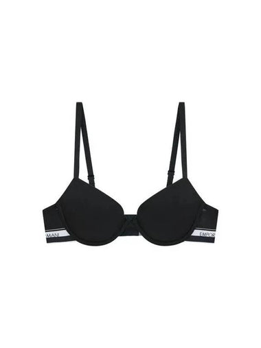 UNDERWEAR Women s Logo Line Band Push Up Bra Black - EMPORIO ARMANI - BALAAN 1