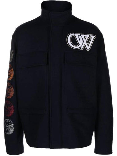 moon phase varsity jacket OMEA399F23FAB0014701 - OFF WHITE - BALAAN 1