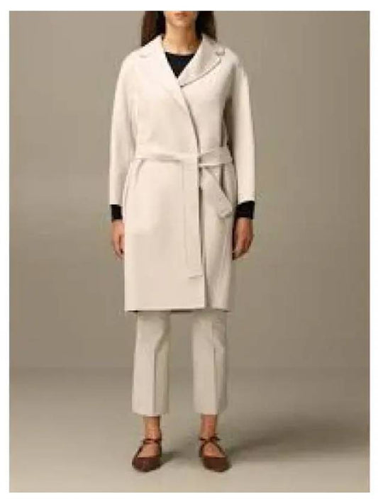 Max Mara Wool Midi Coat Ecru 2419011051600 014 1234513 - MAX MARA - BALAAN 1