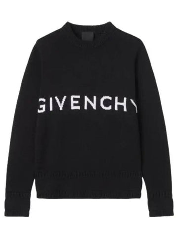 logo knit black - GIVENCHY - BALAAN 1