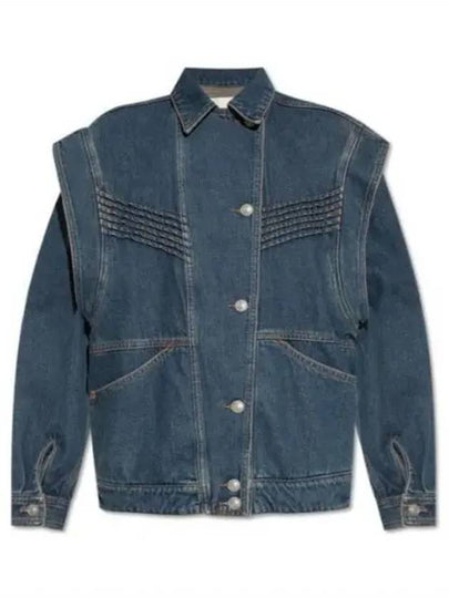 Hamon Denim Jacket Faded Blue - ISABEL MARANT - BALAAN 2