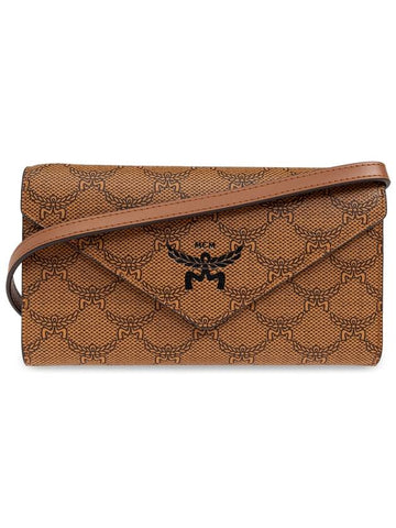 MCM Wallet On A Strap, Women's, Brown - MCM - BALAAN 1