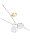 Cannage Pendants Necklace Silver - DIOR - BALAAN 2