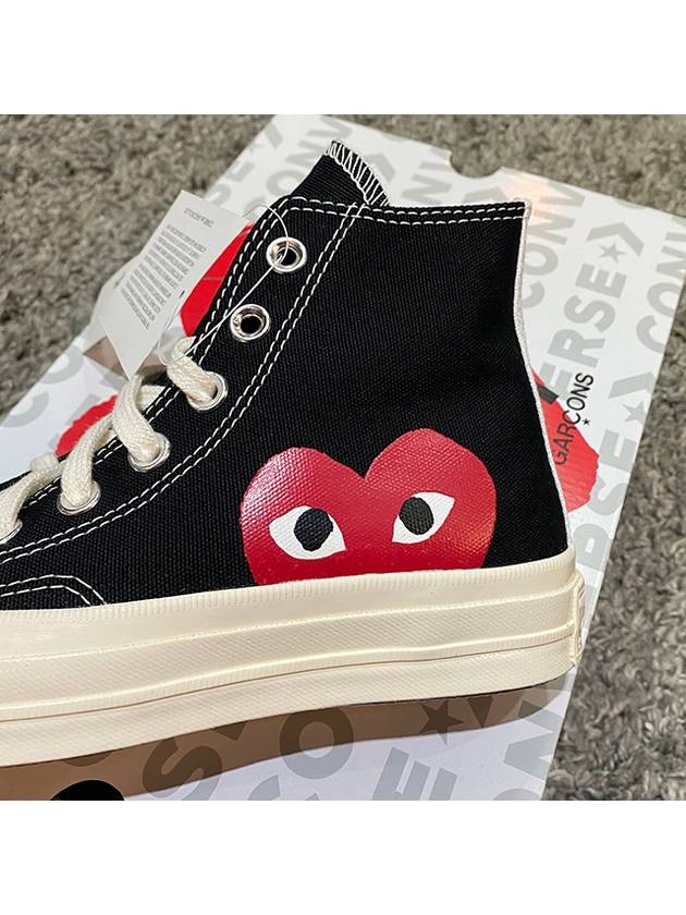 Chuck Taylor High Top Sneakers P1 K112 1 Black - COMME DES GARCONS - BALAAN 7