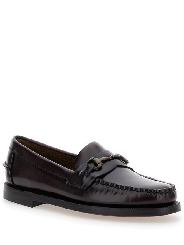 'Joe' Bordeaux Pull-On Loafers With Horsebit Detail In Leather Woman - SEBAGO - BALAAN 2