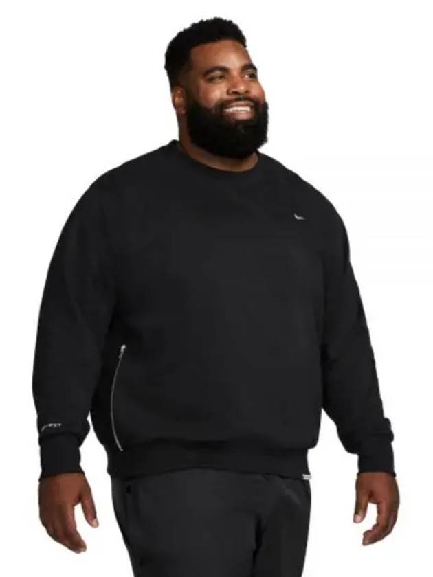 Dri-Fit Standard Issue Sweatshirt Black - NIKE - BALAAN 2