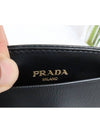 Vitello Gold Logo Card Wallet Black - PRADA - BALAAN 8