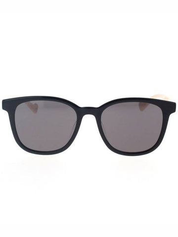 Eyewear Square Horn-Rim Sunglasses Black - GUCCI - BALAAN 1